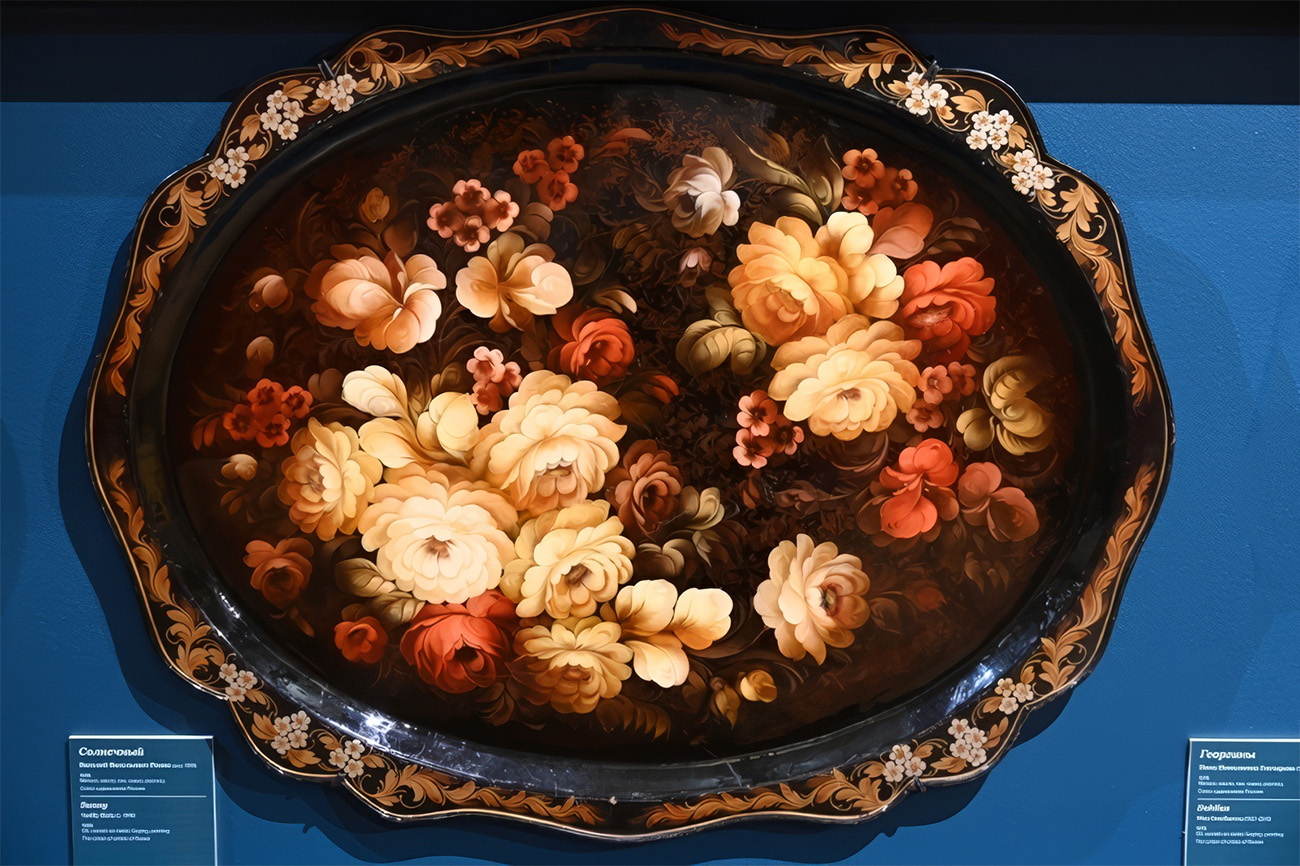 Sunny. Vasily Vasilyevich Rizhin. 1986 Metal, oil, lacquer, forging, painting. Union of Artists of Russia