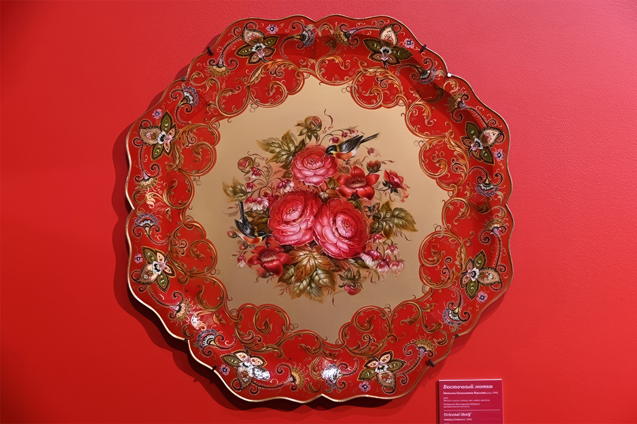 Eastern Motif. Natalia Evgenievna Frolova. 2017 Metal, oil, painting